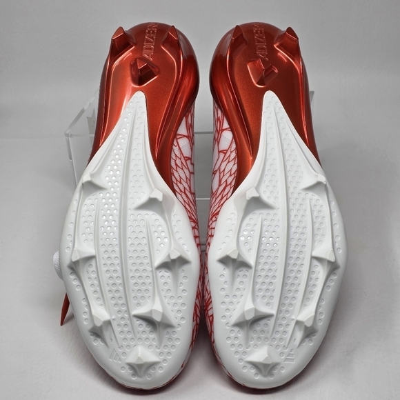 Adidas Adizero Electric Orange/White Football Cleats IH8570 Men\'s Size 14 New main image 9